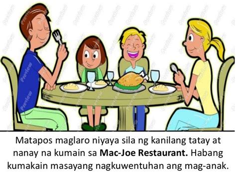 pamilyang kumakain drawing easy|Gawain ng Masayang Pamilya worksheet .